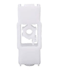 Heavy Duty Abs Electric Linear Actuator Slider Replacement Guide Rail, white ABS housing, designed for low noise operation.