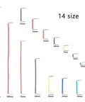 Massive 840 Piece Breadboard Jumper Wire Kit with 14 Different Lengths for Prototyping and Solderless Circuits displayed vertically