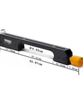 Side view of Universal Tool Mount System For Garage, Shop, Or Jobsite With Heavy-Duty Wall And Surface Mounting, showing dimensions.