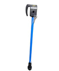 Heavy Duty Cordless Water Transfer Pump With Long Reach Stick Design, black handle and blue tube, tool only, designed for draining.