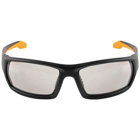 Front view of All Day Safety Glasses With Full Frame Design, Anti Fog And Scratch Resistant Lenses For Indoor Outdoor Work, Go-To PPE Eyewear With Glare Reducing Light Tint, Wide Front And Side Coverage For Enhanced Vision.