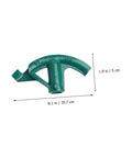 Two Piece Copper Tubing Bender Set Manual Pipe Bending Tool For Professional Plumbing And Electrical Projects Easy Flex Elbow Maker Durable Steel Construction Heavy Duty HZWMQDLF showing green steel bender with 8.1 in length.