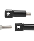Black Aluminum Passenger Foot Peg Mount Clevis Kit For Harley Softail 2000 2001 2002 2003 2004 2005 2006 Replaces Harley Part 50942 00