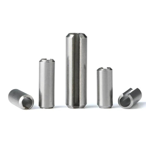 Pro Grade Elastic Cylindrical Pin Dowel Set For Precise Positioning In Metalwork Made From 304 Stainless Steel M12 40mm Roll Pins Ten Pack