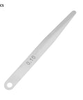 5 Piece Feeler Gauge Set for Ignition Timing and Firing Points, Precision 0.1mm Gauge Tool Kit for Auto Repair DIYers, Car Maintenance, Spark Plug Gap Measurement, single 0.10mm steel blade