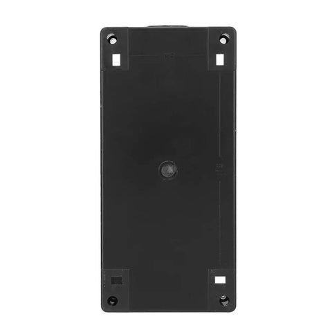 Back panel of 22mm Push Button Switch Box With Flame Retardant ABS Enclosure And Sealing Rubber Strip For Wall Mount Control Panels In White Finish.