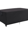 Outdoor Dining Table Cover For 60 Inch Rectangle Patio Table Waterproof And Fade Resistant Heavy Duty Furniture Cover, installed view