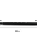 Aluminum 25.4mm Diameter 350mm Length Bike Seat Post Long Aluminum Alloy Seat Tube For Mountain Bike And Fixie Riders Rustproof Black