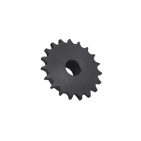Bevel Pinion Gear For 08B Chain Drive With 18 To 32 Teeth And 20Mm Keyed Bore, black, compact for heavy lifting.