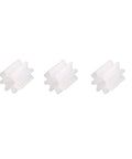 Close-up of set Of 50 Plastic Gears 8 Teeth Model 082A Reduction Gear Worm Gears for RC Car and Robot Motors DIY upgrade