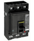 Heavy Duty Molded Case Circuit Breaker 600 Volt 500 Amp Frame Mgl36500 with three terminals for industrial use.