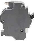 Stab Lok NC115 Replacement Circuit Breaker One Pole 15 Amp Gray Newly Manufactured Federal Pacific Electric Style Thin Series ETL Listed 10,000 AIC For Stab Lok Panels showing side view