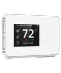 Side angle view of Smart WiFi Thermostat TJ225, 7 Day 8 Period Programmable, Energy Saving Thermostat with digital display