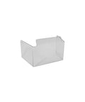 Splash Guard For Mix'n Machine On-Counter Model Durable Plastic Shield Keeps Countertops Clean While Blending Fits Mix'n Match On-Counter Blenders Easy Install Replacement Part For Kitchen Use shown in clear plastic