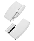 Heavy Duty Self Closing Door Hinges In Stainless Steel, Detachable Design, Adjustable Spring Tension, Silver Alloy For Public Restrooms