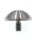 Spherical Point Contact Tip For Dial Indicator And Depth Gauge 1/2 Inch Diameter 4-48 UNF Thread Shank Interchangeable Measurement Tool