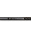 Cylinder End Tungsten Carbide Burr for Die Grinder Rotary Tool Double Cut with One Quarter Inch Shank and One Quarter Inch Cut Diameter