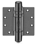 3 Pack 4.5 Inch Heavy Duty Adjustable Self Closing Door Hinges Black Fire Rated Full Mortise Two In One Hinges And Door Closer
