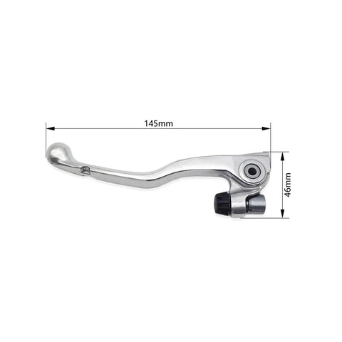Off Road Motorcycle Brake And Clutch Lever Set with Hydraulic Master Cylinder, 145mm length, 2014-2024 models, side view