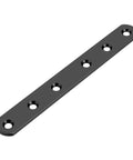 8 Pieces Stainless Steel Mending Plates 6 Inch Heavy Duty Corner Braces With Screws For Furniture Repair Black in single plate view