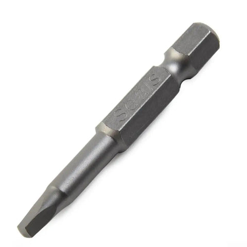 Heavy Duty 50mm Square Head Screwdriver Bits Set 3pc Steel SQ1 SQ2 SQ3 Magnetic Drill Bit Kit for Cordless Electric Powers Tools and Heavy Repair Jobs That Gonna Hold Tough Under Any Stress. Steel SQ2 square screwdriver bit, 50mm, magnetic, for power tools