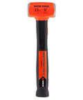 Beefy Indestructible Copper Head 12 Inch Hammer, 4 Pound With Spring Steel Handle and Locking Plates, ergonomic design