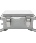 Grey Waterproof Outdoor Junction Box With Hinged Cover And Stainless Steel Latch Weatherproof PVC Enclosure for DIY Projects IP67 Rated