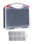 See Through Polypropylene Tool And Jewelry Storage Box For Tools And Small Parts, Built Tough For Home Or Workshop with handle
