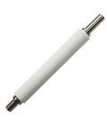Premium Platen Roller Kit For Zebra ZT200 ZT210 ZT220 ZT230 Thermal Printers smooth white roller with metal ends for printer feed replacement.