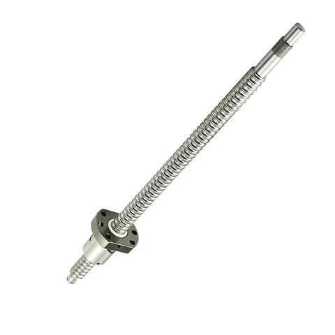 Premium 1 Meter SFU2005 Ball Screw Set With Precision Ground Rod And Smooth Rolling Nut For DIY CNC Machines, detailed view of the ground rod.