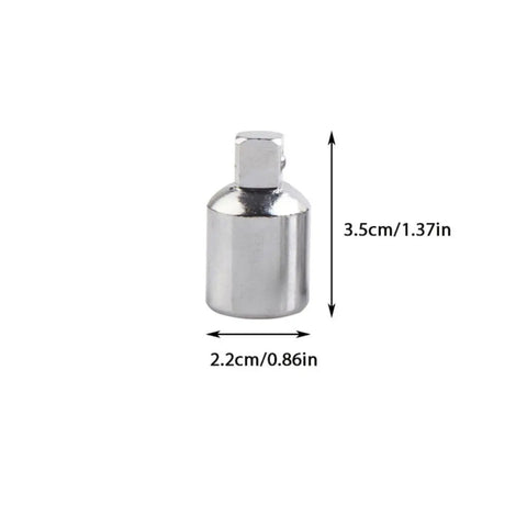 High Performance 4 Piece Steel Impact Socket Adapter And Reducer Kit For Wrenches That Gets Down To Business With Heavy Duty Drivers And Ratchet Tools To Crack Those Stubborn Nuts And bolts Like A Pro On Any Job Site. Steel adapter reducer, 3.5cm x 2.2cm