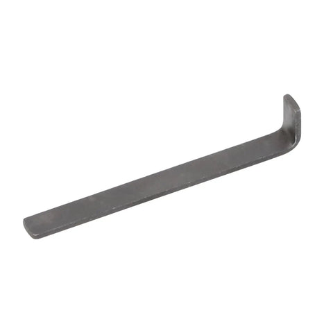 Close-up of a shim from the One-Eighth Inch A Style Keyway Broach Set Pro Grade High Speed Steel With Shim Manual Broaching Tool.