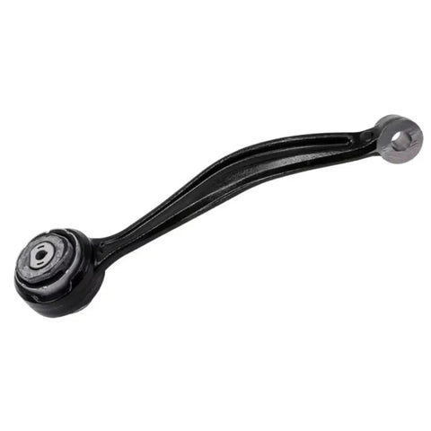 New Heavy Duty Steel Control Arm Link For Cadillac ATS 2013-2019 Front Driver Side Lower With Rubber Bushing And Tapered Hole Linkage End Black Finish, black steel arm