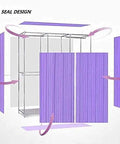 Bad Ass Portable Wardrobe Housing Heavy Duty Steel Tubes And Spacious Canvas Shell optimized for draping suits with seal design.