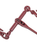 Four Pack Ratchet Chain Binders For 1/4 To 5/16 Inch G70 Chains, Heavy Duty Tie Down Haulers, Forged Steel, Durable Transport Securement