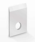Side view of 5 Pack Pass Through Crimper Cutting Blades 0.40x0.54 In Replacement Blades For Most Pass Through Crimpers SK5 Steel Heavy Duty 8 Pin Blade