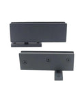 Heavy Duty Frameless Shower Door Hinges 360 Degree Pivot Clamp Set In 304 Stainless Steel For Glass Doors 8-12mm, Waterproof Rustproof Bathroom Clips