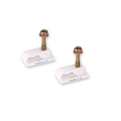 These Bad Boy Dual Screw Cable Clamps In Crisp White Give You The Edge To Tangle Free Setup For Ethernet And Tv Wires Quick Install Super Tough Pe Plastic 100 Pieces In Pack