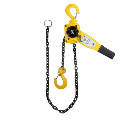 Viking Manual Lever Chain Hoist Three Quarter Ton 1650 Lbs Lift Capacity 20 Feet Two Pack With Heavy Duty Hooks