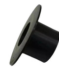 Heavy Duty Plastic Bushing Kit Fits 80-270 And 250-SP Series Outboards For Quick Swap With Saltwater Proof Design And Rock Hard Durability That Handles Rough Conditions Like A Champ Every Single Time., black plastic outboard bushing with flange