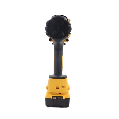 Rear view of Gangsuqd Brushless Cordless Impact Wrench, showcasing battery and ergonomic handle for high torque power.
