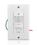 Front view of 110V Motion Sensor Light Switch With 180 Degree Occupancy Detection Wide Angle Wall Mounted Sensor And Light Sensor