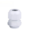 Close-up of a single nylon gland from 50 Piece Nylon Cable Gland Kit Waterproof Seals For Secure Wire Fixing And Weatherproof Electrical Panels
