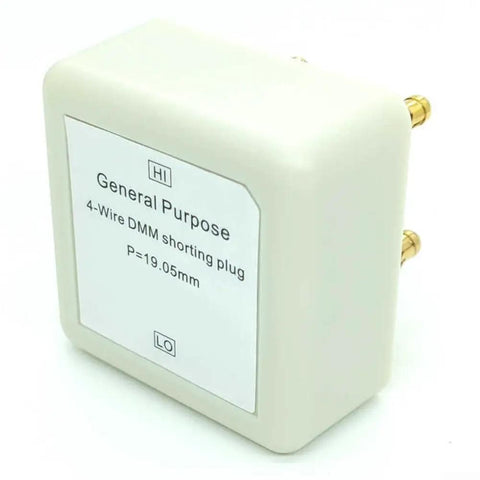 Pro Grade 4 Wire Short Socket Resistance Calibration Tool With Gold Plated Banana Connectors and PCB Assembly