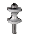 Half Inch Shank Bullnose Router Bit With Bearing For Handheld Or Table Mounted Wood Router Carbide Tip Heavy Duty