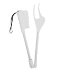 Long Reach Grabber Tool For Seniors 28 Inch Portable Reacher With Non Slip Grip And Stainless Steel Claw Ideal For Kitchen Balcony Home Care Travel, white