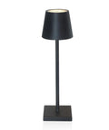 Rechargeable LED Table Lamp Cordless Dimmable Touch Lamp For Bedroom And Desk Dope Portable Decorative Light in sleek black style.