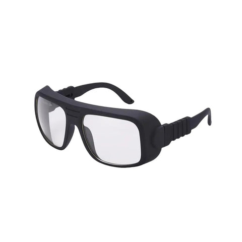 Rugged Laser Protective Glasses Rated OD 6 Plus For 2940NM Erbium Lasers With DI LB3 Certification and full coverage view.