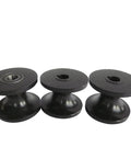 Black 2 inch round tube dies set for TR-50L tube roller, heavy-duty metal fab and DIY projects, seamless replacement parts