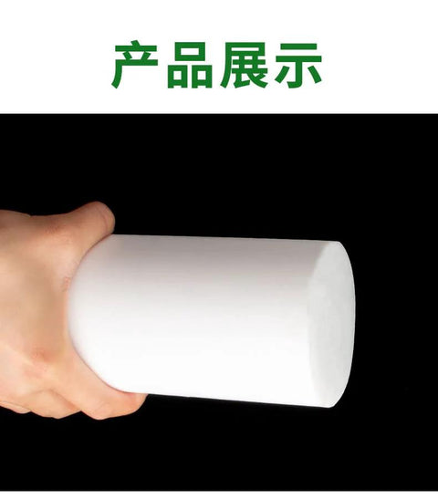 Customizable Rod With Virgin PTFE Material, Chemical Resistant, Diameter 15mm And Length 1000mm held in hand, industrial and lab use
